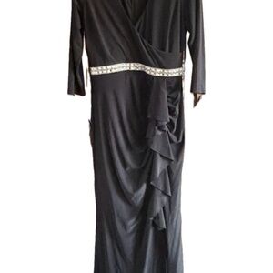Elegant Black Evening Dress by Blu Sage